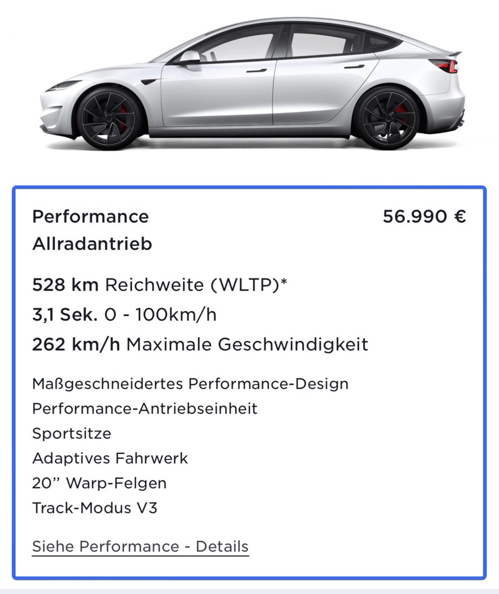 Willkommen Tesla Model 3 Performance🎊🍾