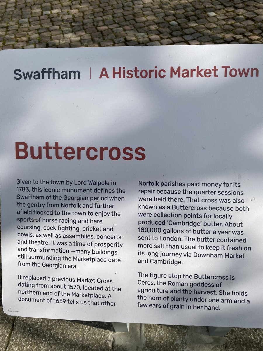 Swaffham Butter Cross Norfolk England…erected in 1783 #Swaffham #Norfolk