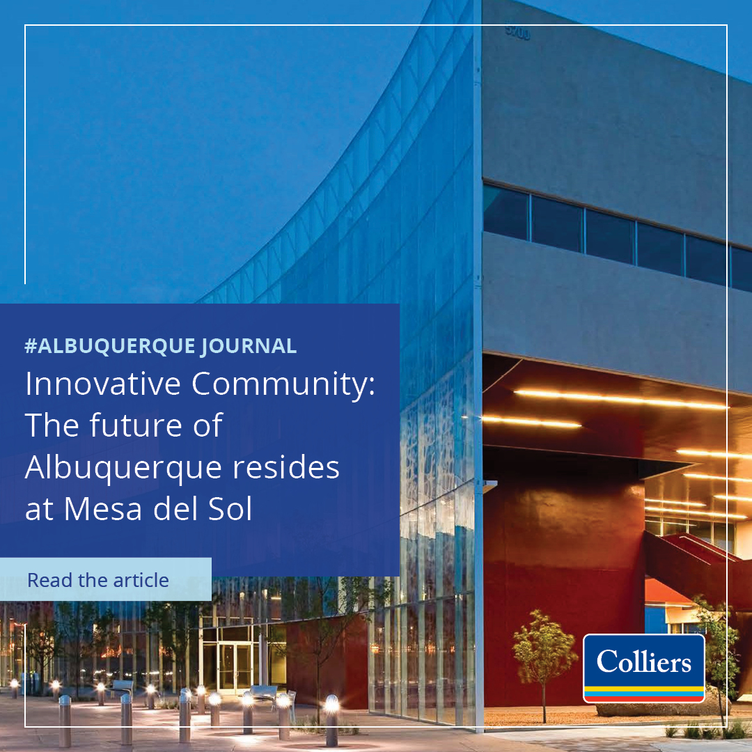 Colliers_NM's tweet image. “So my intention was building Mesa del Sol so it could be something special for New Mexicans. You get out there and you see the clear blue skies. You feel what New Mexico is about.” - Mesa del Sol developer Steve Chavez.

Read more: ow.ly/6R0t50RlI1e

#ICYMI #mesadelsol