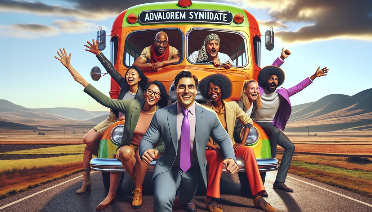 Join AdValorem Syndicate and ride the equity bus with our CEO, who has a hilarious story behind this pic! Ask us about it and become an investor hero today. #angelinvesting #venturecapital #startupjourney