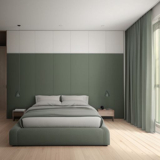 RenovateClubAI's tweet photo. Une idée de design contemporain pour une chambre verte 🌿 #RénovationIntérieure #HomeStaging #DécorationIntérieure https://t.co/qxWHNsH2UE https://t.co/As7lBAcnad