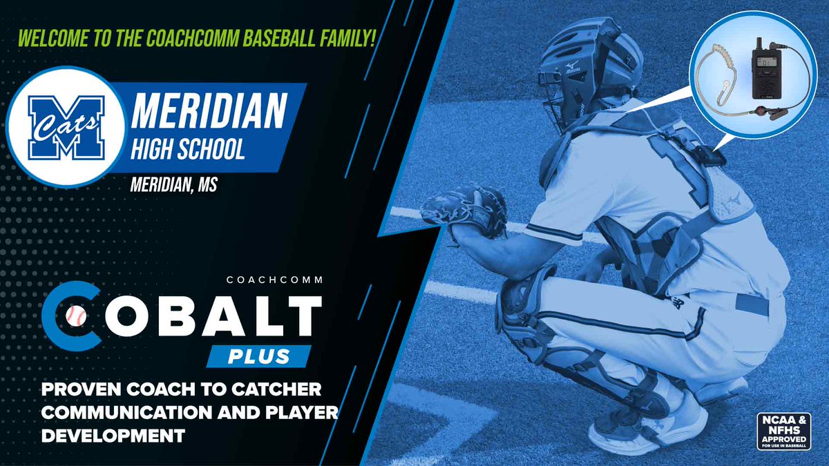 Welcome to our #CoachtoCatcher family <a href="/MeridianCatsBSB/">Meridian Baseball</a>!

We're glad to have you with us! #GoWildcats

<a href="/MississippiBCA/">MS Baseball Coaches Association</a> @RickESalesSE #NextLevelBaseball #CobaltPLUS