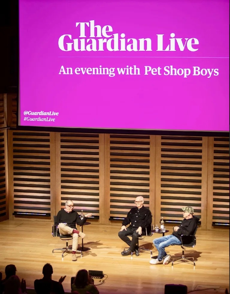 Great chat with Alexis Petridis at @KingsPlace in London last night. Thanks to everyone who came or watched online and to The @guardian for hosting. Neil and Chris xx #PetText