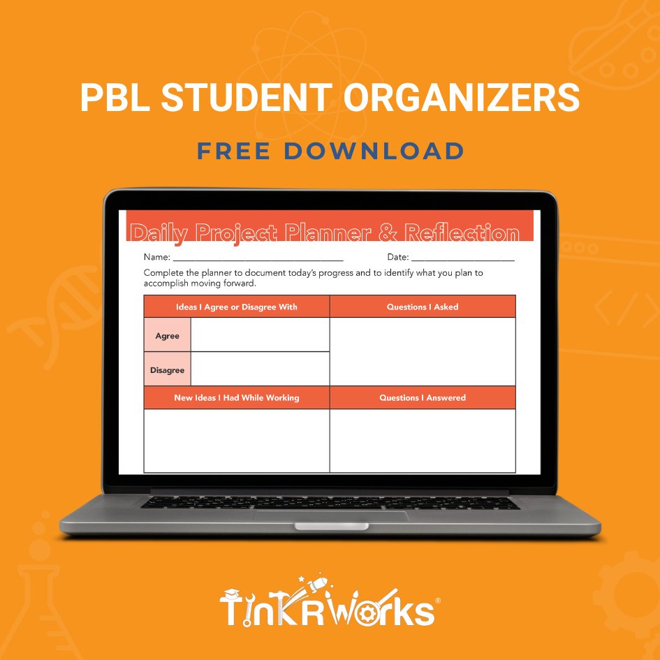 Enhance  #STEAM reflection and help students develop their critical thinking, analysis, organization, and problem solving skills with this free organizer: hubs.li/Q02m6X-y0 #STEM #STEMteacher #STEAMeducation #MakerEd #EdChat