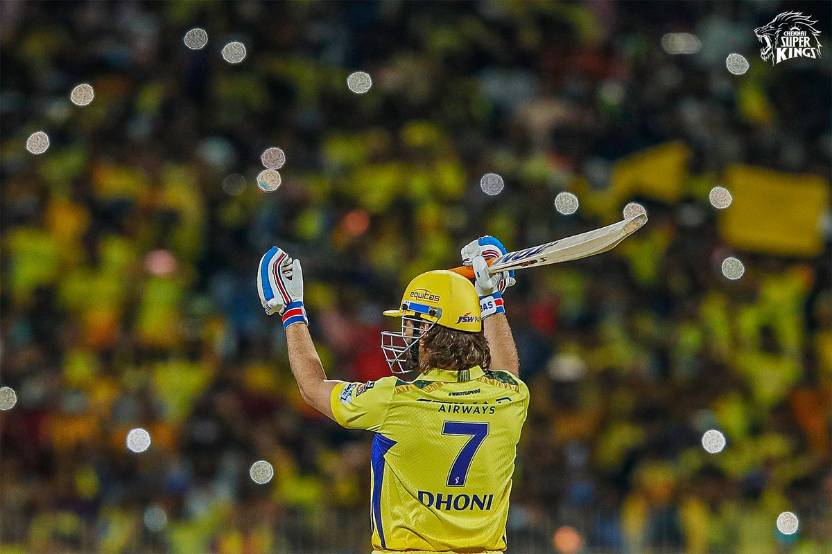 Plays for the crowd and leaves ✨ #CSKvsLSG