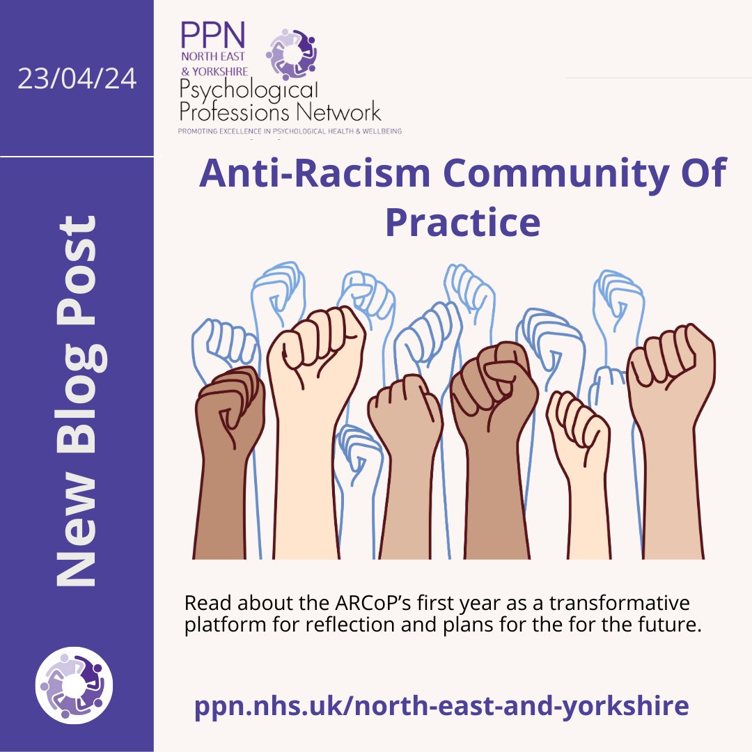 North East and Yorkshire PPN (@neandy_ppn) on Twitter photo The Anti-Racism Community of Practice (CoP) has released its year 1 report.
Learn about the development of the CoP, its successes and challenges in working towards anti-racist practice in healthcare.
Read it here: ppn.nhs.uk/north-east-and… The Anti-Racism Community of Practice (CoP) has released its year 1 report.
Learn about the development of the CoP, its successes and challenges in working towards anti-racist practice in healthcare.
Read it here: ppn.nhs.uk/north-east-and…