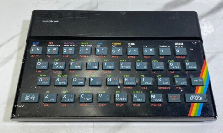 Hoy se cumplen 42 años del lanzamiento del mítico ZX Spectrum, era el sueño de todos nosotros.