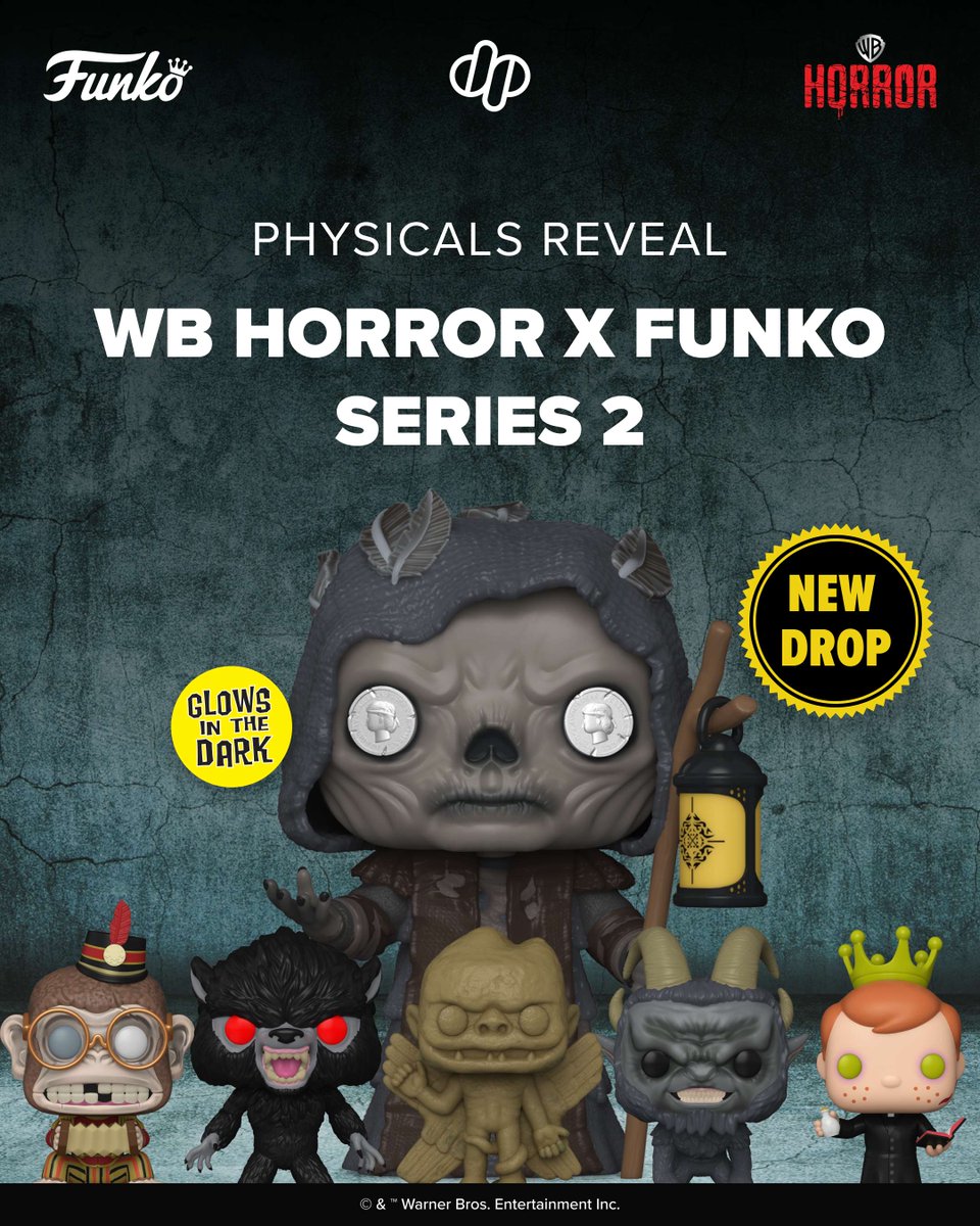 Ready to get scared?! The WB Horror x Funko Series 2 physical collectibles are bone-chilling! Which one is your favorite? Don’t miss out on this drop on Tuesday, April 30, 2024 at 11 am PT on ow.ly/hztK50RmlV9! @OriginalFunko #Funko #DigitalPop #Droppp #WBHorror
