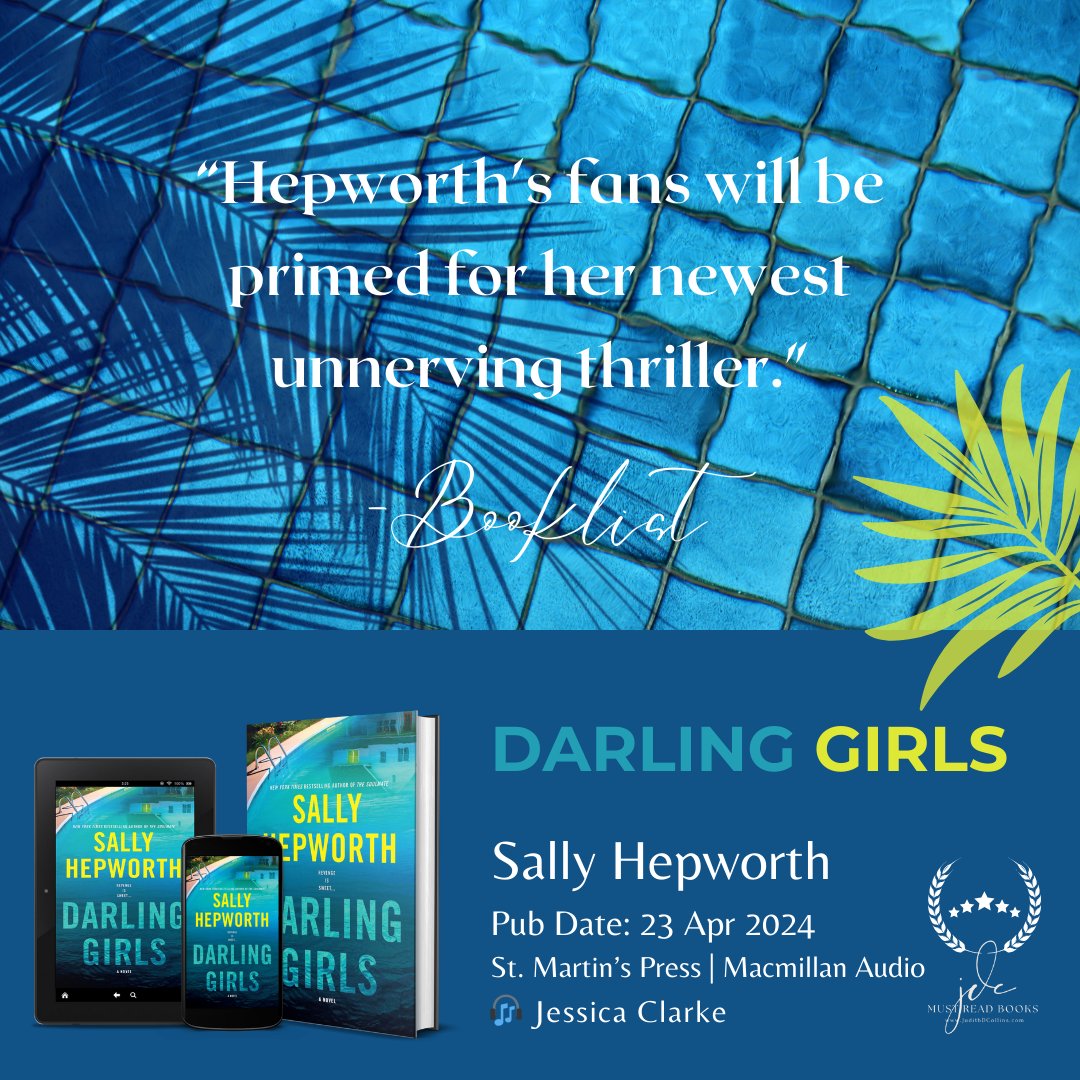 Happy Pub Day! 5 Stars #bookreview bit.ly/DarlingGirlsJDC #DarlingGirls 'Fairy tales turn into horror in this unputdownable domestic thriller. No one does twisty like @SallyHepworth and that ending!' @StMartinsPress @MacmillanAudio