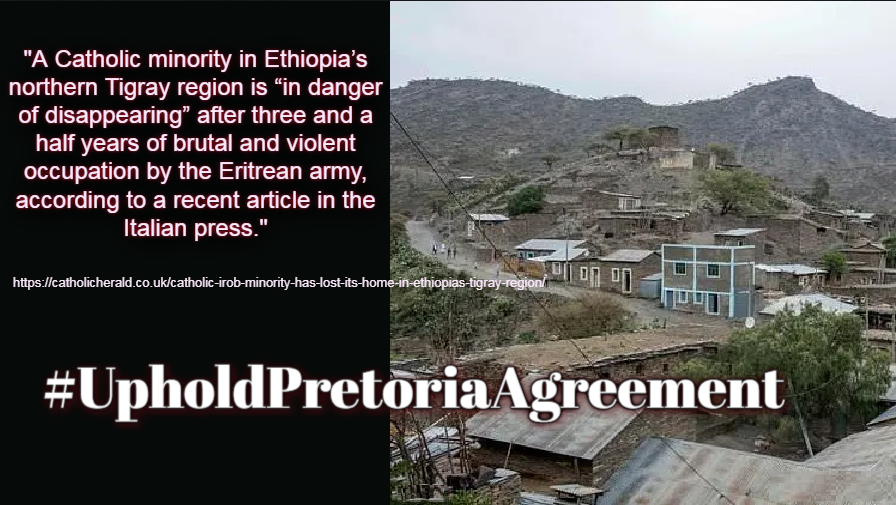 During the war in #Tigray, the isolated & vulnerable #Irob community was subjected to horrifying killings & weaponized rape; currently, they are suffering at the hands of Eritrean forces. #UpholdPretoriaAgreement🚩 @franceonu @UKUN_NewYork @USUN @irishmissionun @ItalyUN_NY @hrw