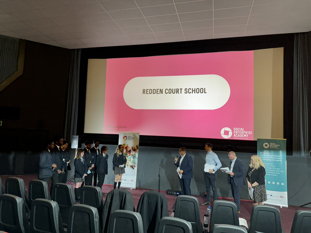 RCS_DigitalF's tweet photo. 👏 Another congrats to our Year 10 students for winning an award at the the @sea_worldwide Dragon's Den event today. Their visionary pitch centered on eradicating homelessness in our community🏠🌟 All students showcased brilliance and dedication! 🙌 @SFAET_Havering @ReddenCourt https://t.co/IgMcc7Xt6x