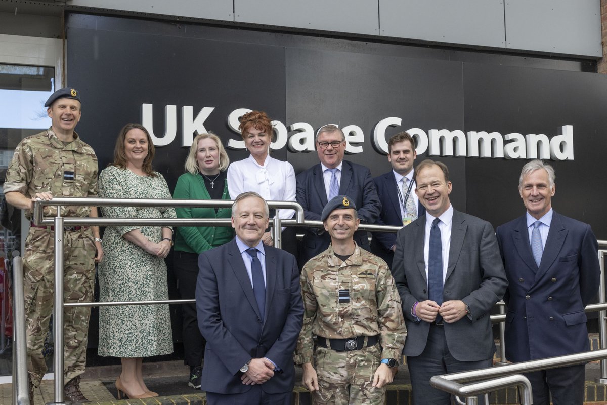 Last week the Committee visited RAF High Wycombe. The Committee was briefed by personnel from Air Command and Space Command, including Air Vice-Marshal Paul Godfrey, Commander of UK Space Command.