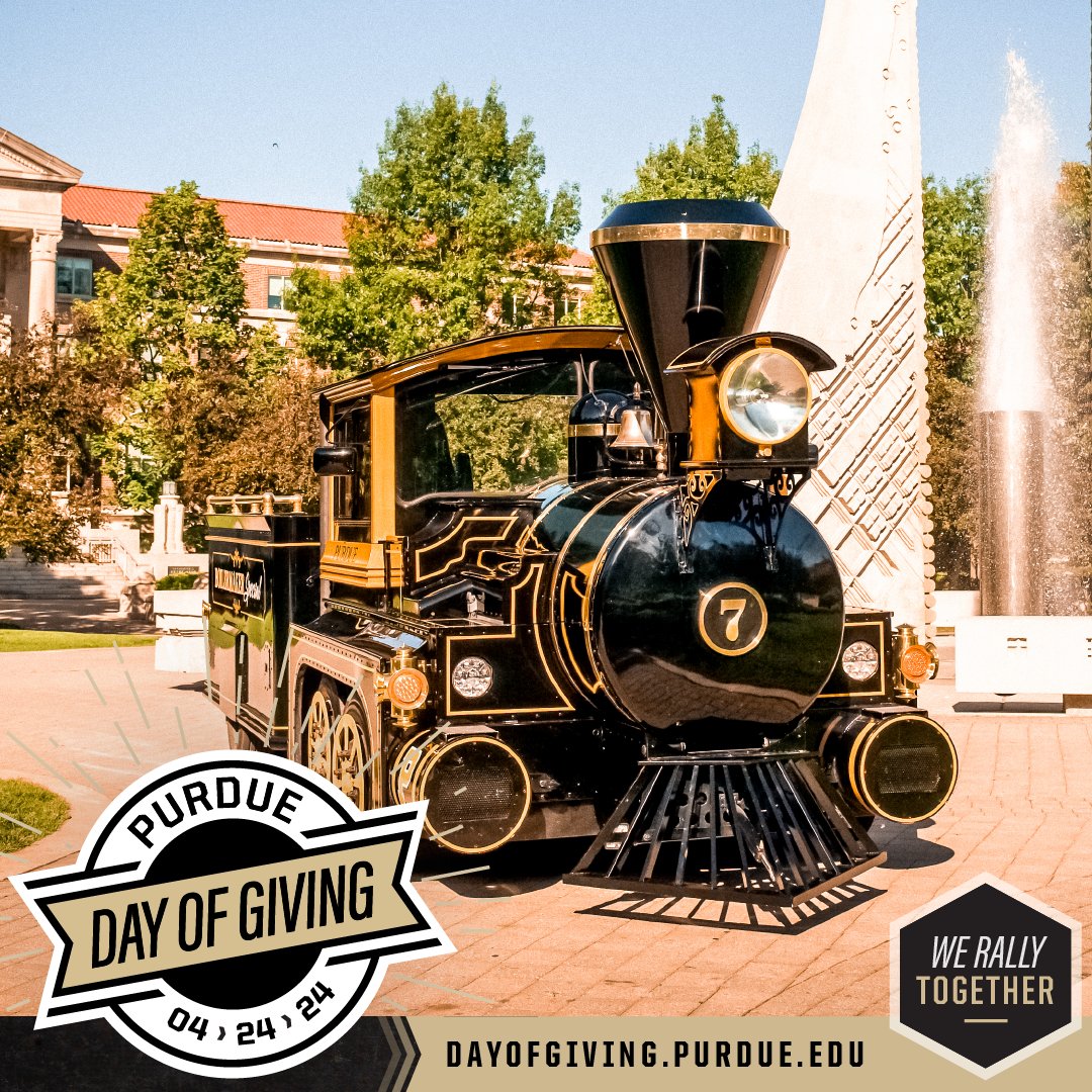 💛 We rally together 🖤 A beacon of school spirit, the Boilermaker Special is beloved among students, alumni, and the community. Just like #PurdueDayofGiving, our mascot will go faster than you think! Help JMHC get on the leaderboard tomorrow!