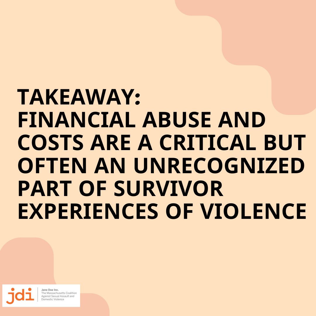 April is Victim Rights Month, #SAAM2024, and Financial Literacy Month! Financial abuse is a major issue for survivors of sexual and domestic violence and can drastically impact survivors' lives and wellbeing 
#HealthEquity #FinancialHealth #FinancialAbuse