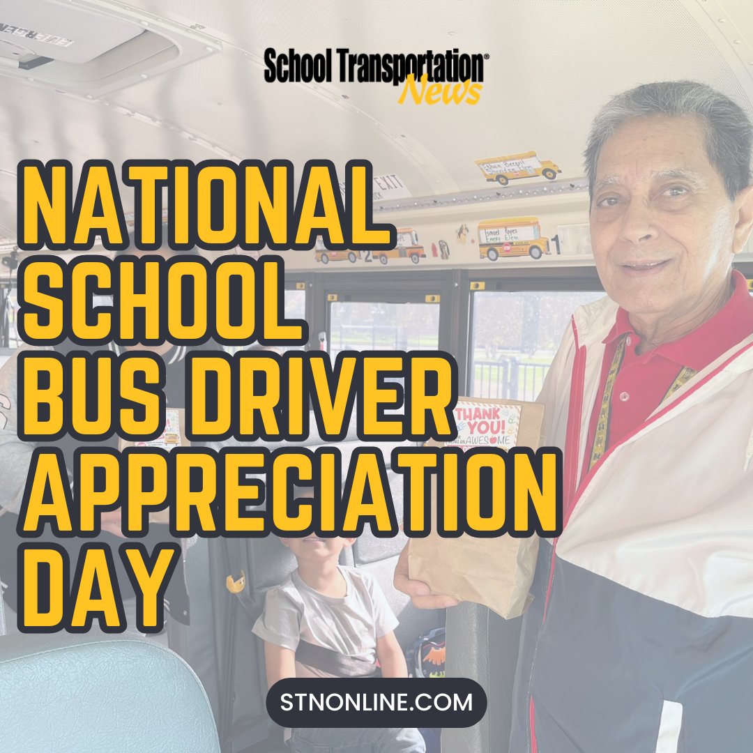 🚌 WOO-HOO its National School Bus Driver Appreciation Day! Let's fill the comments with our appreciation for the hard-working individuals who get students safely to and from school every day. ⬇️ Tag a school bus driver tell us why you appreciate them!