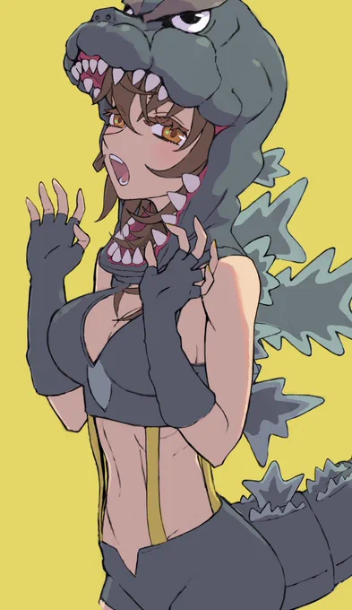 怪獣の女の子をあれこれ描いていた気がします。 ゲームの女の子も大好きです!#私はこういう絵描きです見た絵描き全員参加 
