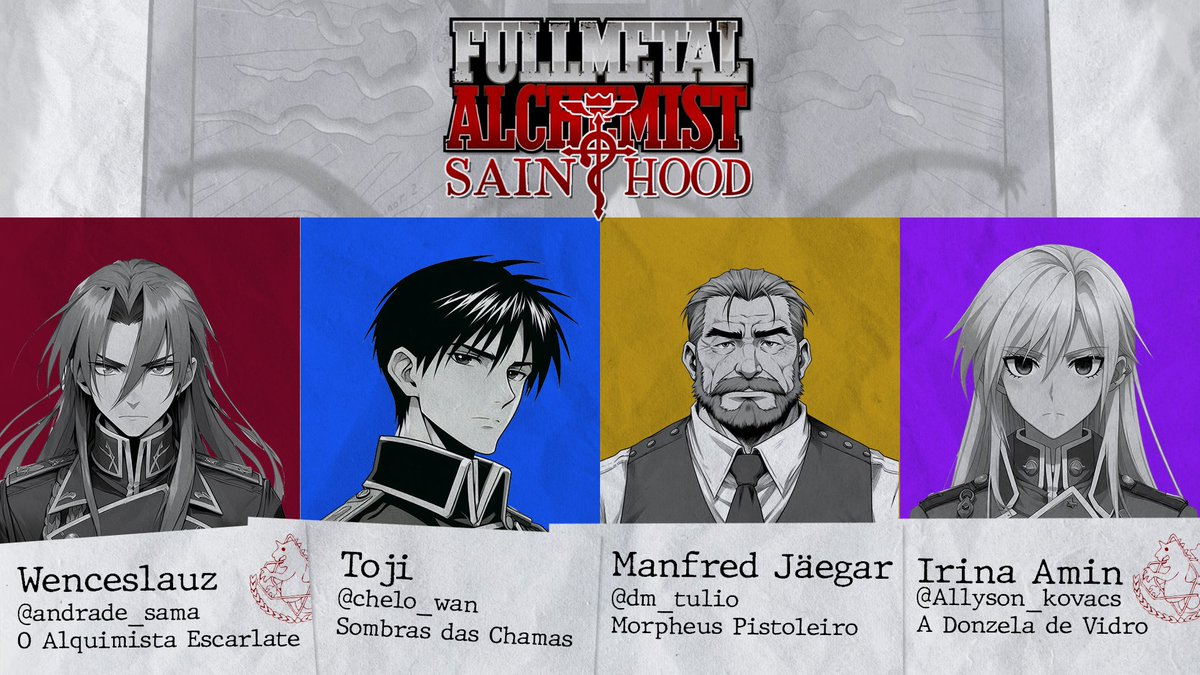 BostetaPeron's tweet image. Eu disse que tinha mais coisa né?

Em Maio também teremos a 2ª Temporada de Fullmetal Alchemist Sainthood. Com os lendários: @allyson_kovacs @Chelo_wan @dm_tulio e andrade_sama. 

Novos mistérios e uma figura peculiar ressurge em Amestris. Quem seria ele? Isso promete!

RT?
