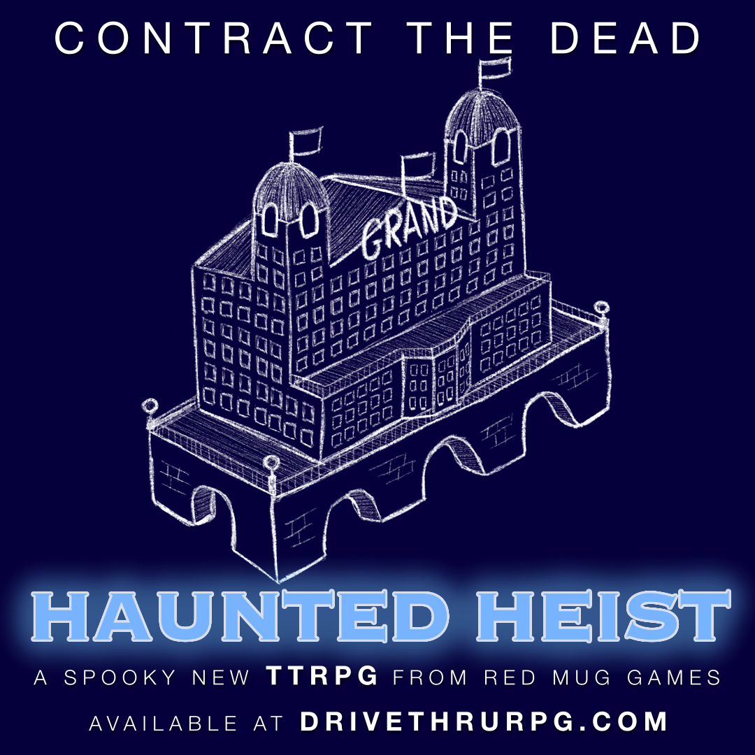redmuggames's tweet photo. The Grand Hotel in Mortecombe Bay has as many ghosts as it has rooms. And never, ever, EVER go into room 237! 

One of the many locations to try and pull off a Haunted Heist - our new TTRPG.

https://t.co/fneGc8gB2u

#ttrpg #hotels #ghosts #paranormal https://t.co/StX6CLjgEJ