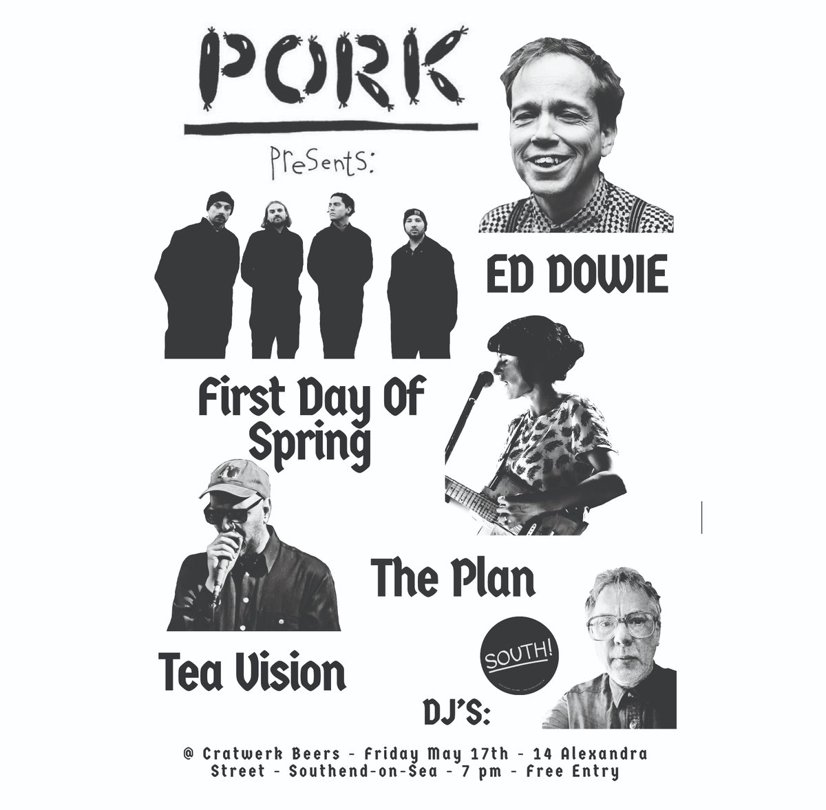 We are delighted to announce that our next show will be in the motherland of Southend-on-Sea held in the beverage epicentre @craftwerksouthend. We will be joined by Tim Keech's Tea Vision, Ed Dowie and The Plan with South Records and Micky Denny Spinning the wax throughout.