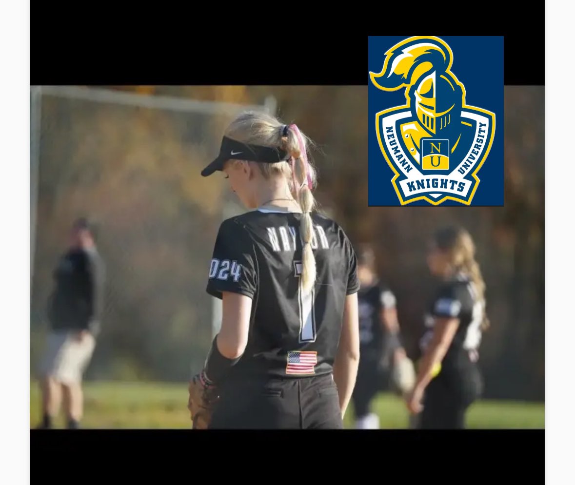 I am so proud to announce my commitment to Neumann University to play softball and continue my academic career studying pre-law. I would like to thank all of my coaches and teammates for helping and encouraging me and I would like to specially thank my mom for always being there!