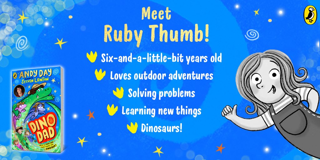 📚 Get ready for a roaring good time with Ruby from #DinoDad! The daughter of a dino-tastic dad who can transform into a dinosaur, join them on their magical adventures in this fantastic new series from CBeebies superstar @AndyDayTV and illustrator @StevenLenton.