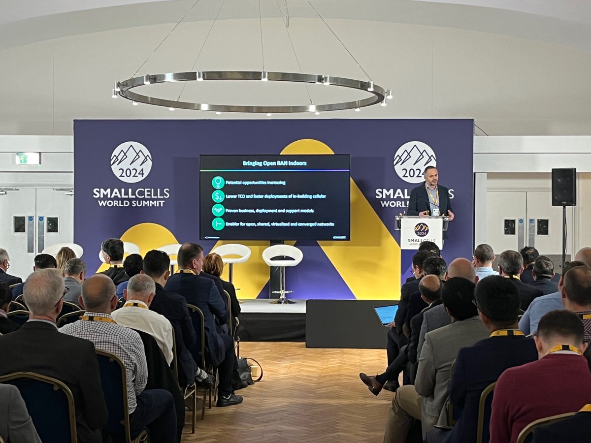 small_cells's tweet image. Thank you for joining us for the first day at #SCWS2024. A lot of excellent discussion and debate, much more to come tomorrow!

#smallcells #SCF #SCWS #5G #6G #neutralhost