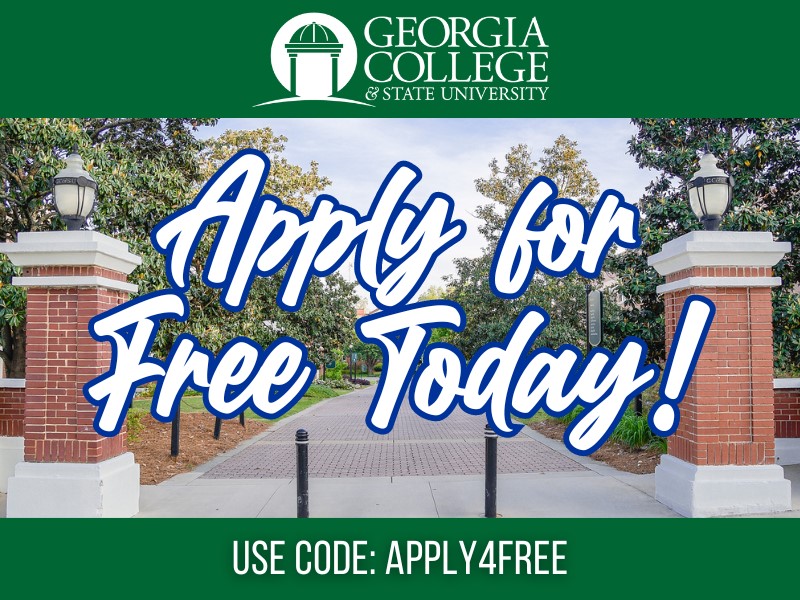 GCSUGraduateSch's tweet photo. We're waiving the  application fee for all new graduate school applicants, April 22 - April  28, 2024. We invite you to take advantage of this opportunity and apply  for free to Georgia College &amp; State University. Ready to apply? Click here now, https://t.co/ci7agowptX 💚💙 https://t.co/k4O3zdnMUV