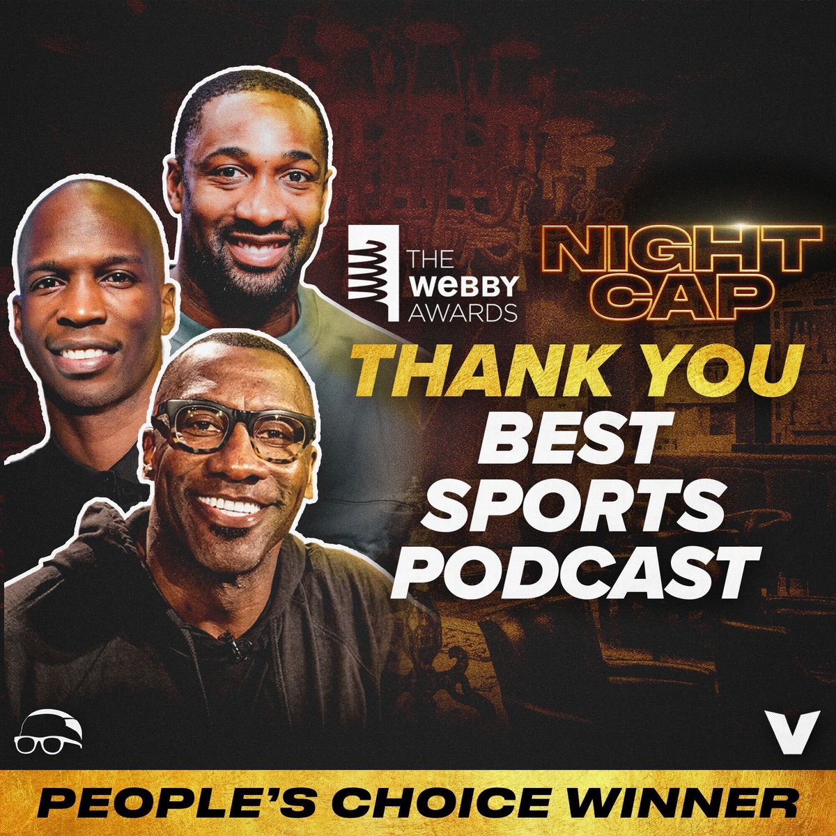 Thank you for voting us Best Sports Podcast 🙌🏿 @TheWebbyAwards @ShannonSharpe @ochocinco @GilsArenaShow @ShayShayMedia_