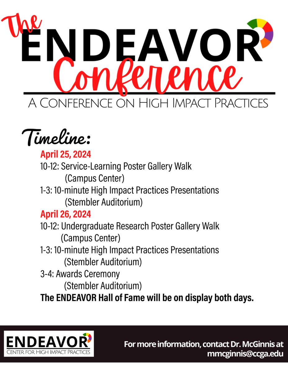 #Mariner Family and Friends, please join us this week for The ENDEAVOR Conference! We hope to see you there! Learn more about ENDEAVOR here: tinyurl.com/3sa64mtp #ENDEAVOR #CoastalGeorgia