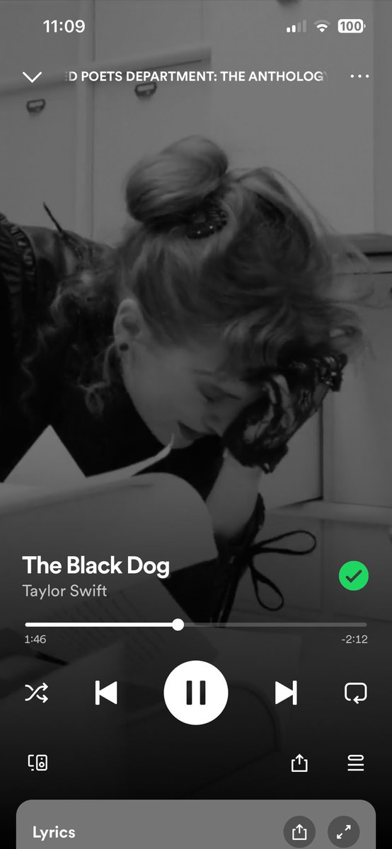 good morning The Black Dog is finally here 😌 #TSTTPD @taylornation13 @taylorswift13