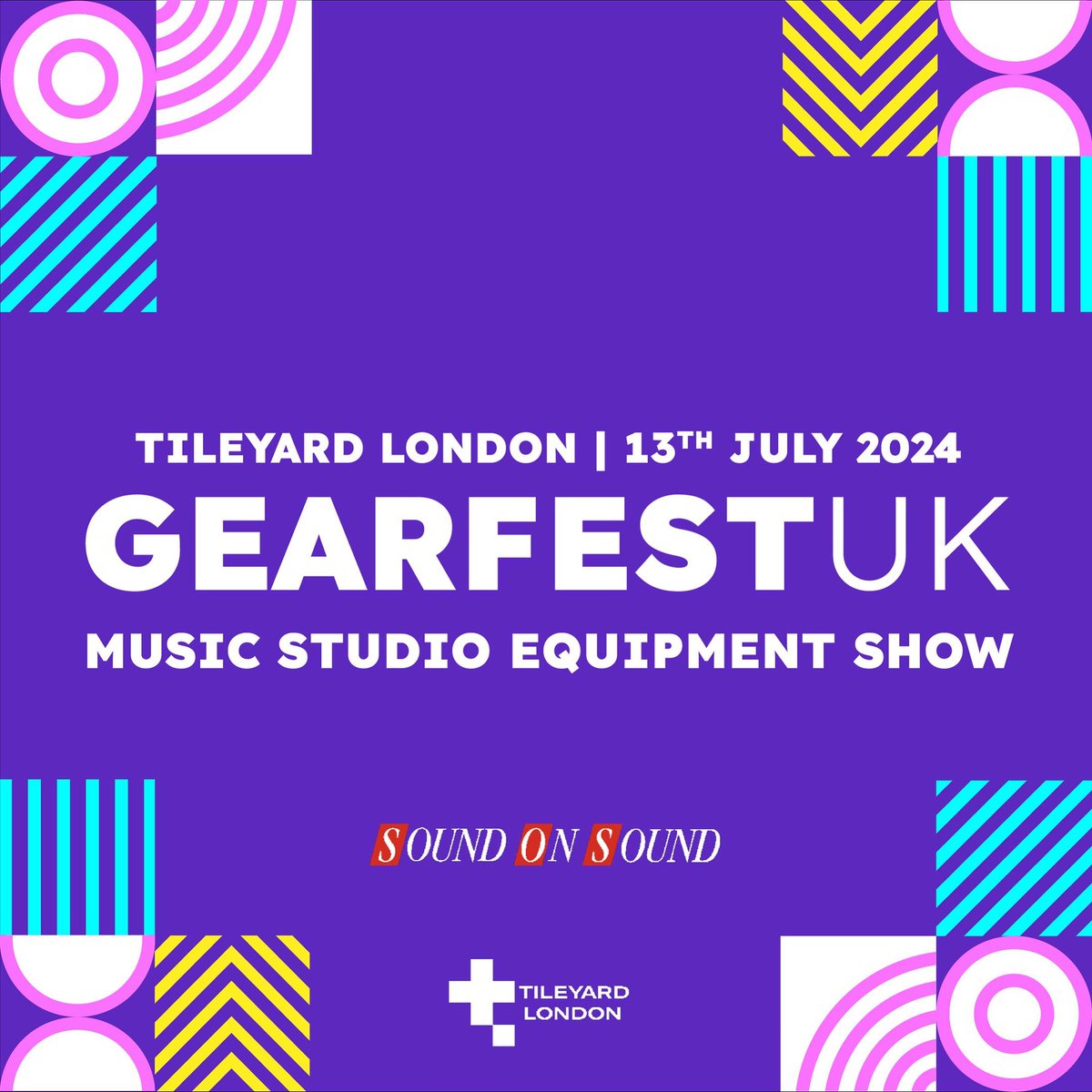 GearFest UK 2024 is back and better than ever at @tileyardlondon Tileyard London will be taken over for the ultimate studio and electronic music equipment showcase, in collaboration with @soundonsoundmag. Secure your tickets now! loom.ly/py95GPc