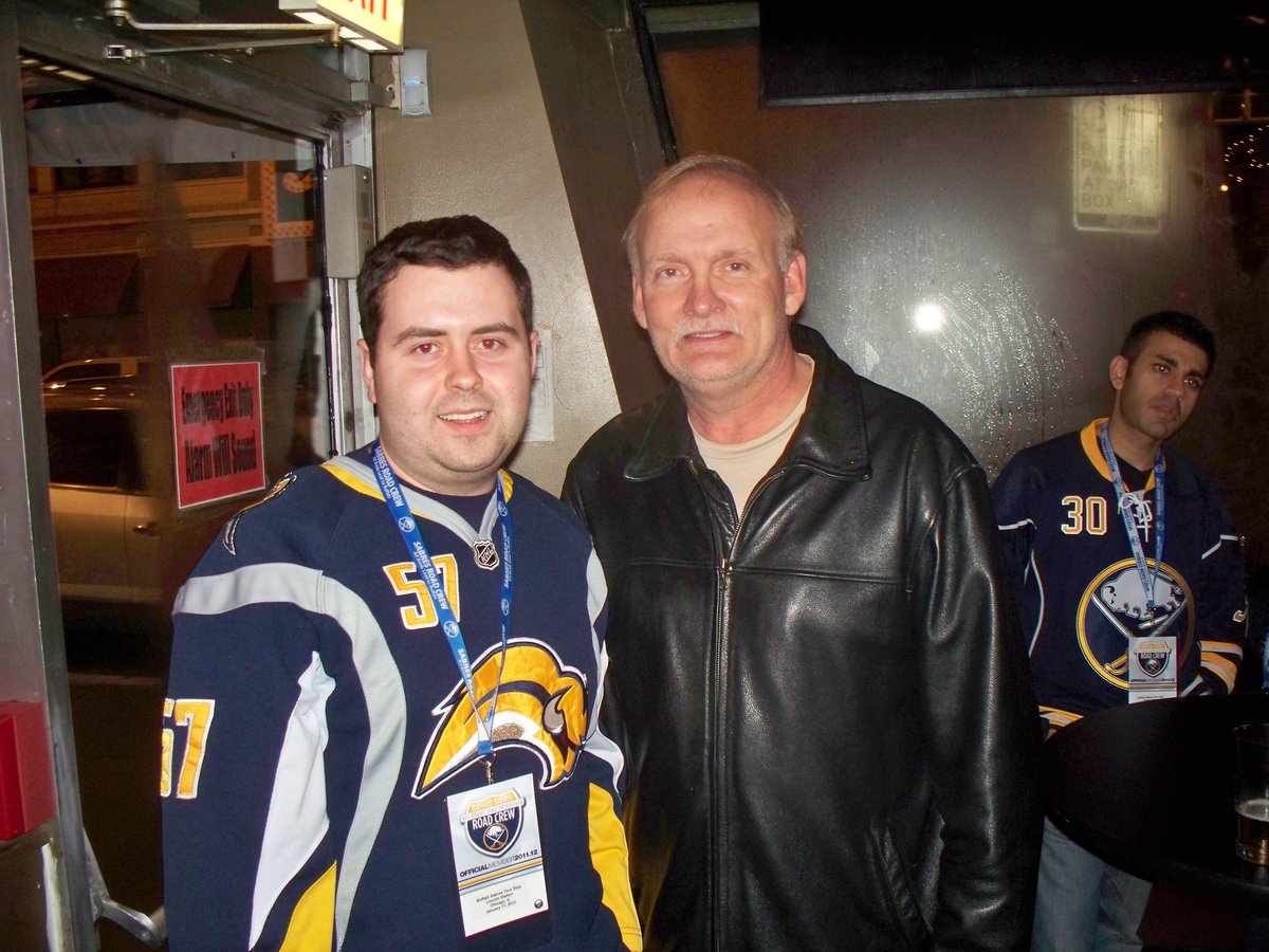 Throwback to a baby me and #LindyRuff from 2012. #Sabres #HesBack