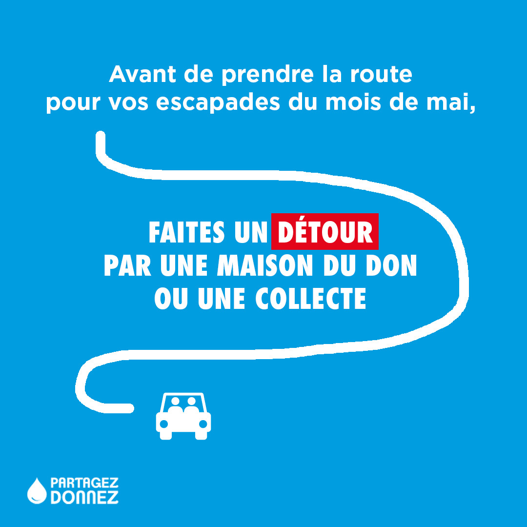 [#DonduSang 🩸]
Le don du sang, c'est toute l'année.
Anticipons les baisses de fréquentation du mois de mai.
👉 Rendez-vous au CHU de Nîmes : swll.to/nZQ9FH

@efs_sante @efs_dondesang