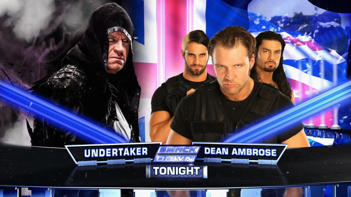 4/23/2013

The Undertaker defeated Dean Ambrose by submission on #SmackDown from the O2 Arena in #WWELondon, England.

#TheUndertaker #Undertaker #ThePhenom #TheDeadMan #LordOfDarkness #ReaperOfSouls #AmericanBadass #DeadManInc #DeanAmbrose #JonMoxley #Tapout #WWE #WWEHistory