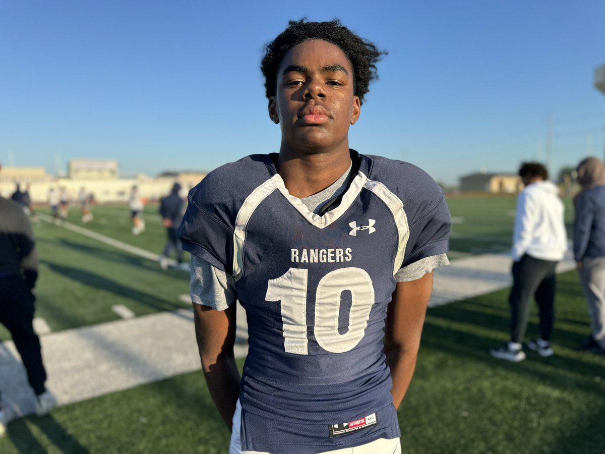 Frisco Lone Star 2027 CB Bryant Robinson (6-3, 175) is a name college coaches are quickly getting to know this spring. A multi-sport talent, his length and athleticism is making a strong impression at corner @ybk_b32 | @LSHSRangers | @LSHS_FBRecruits