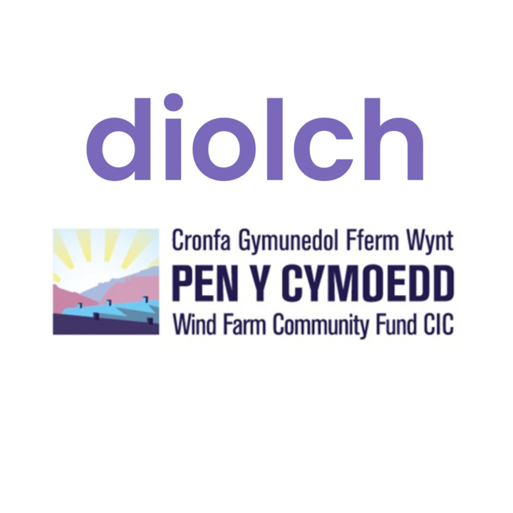 We're celebrating a grant from the @PyCCommunity to support our work in their area of benefit. The Fund has been established by energy company Vattenfall for the benefit of the communities hosting the Pen y Cymoedd Wind Farm. Diolch yn fawr iawn!