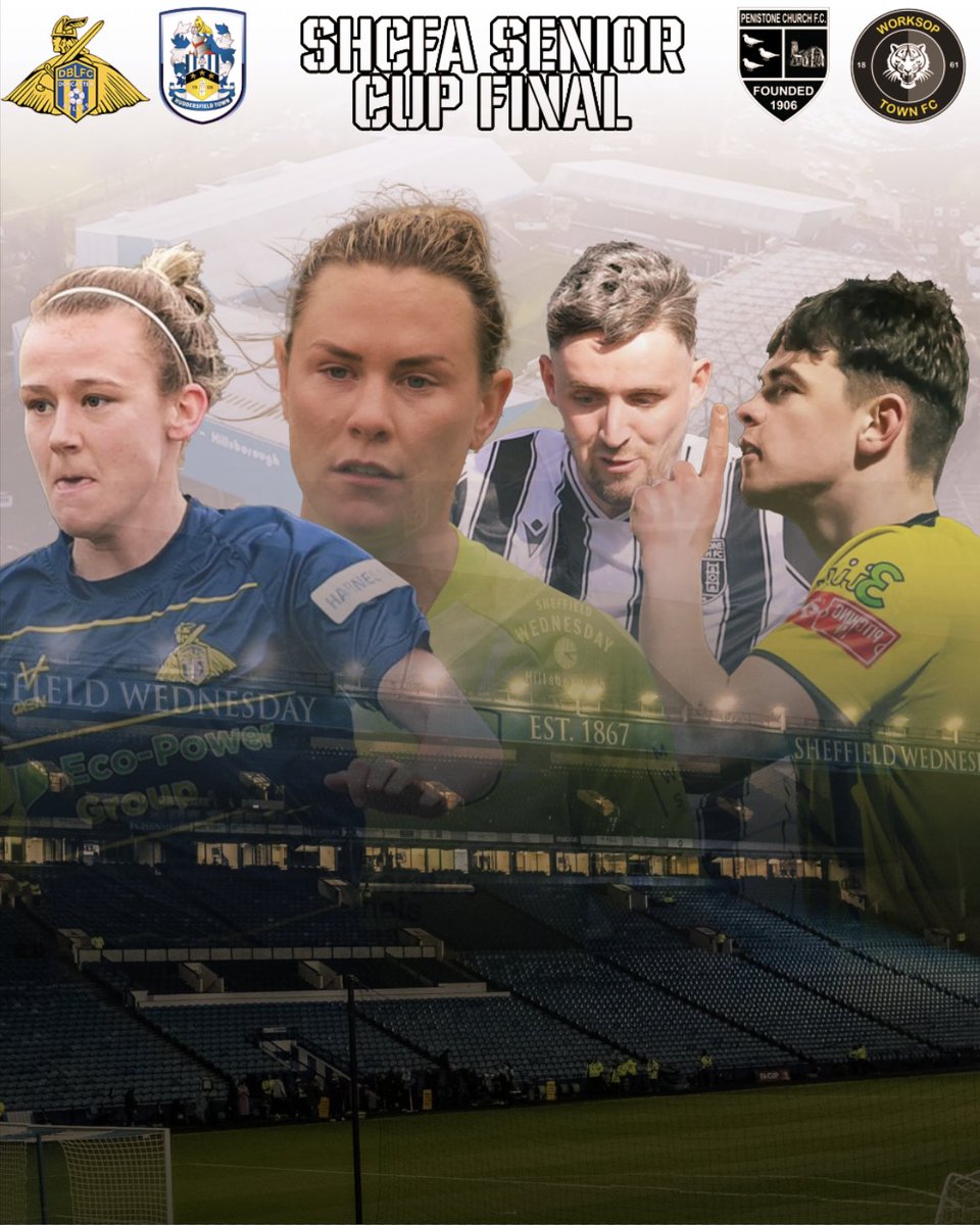 🎙️Delighted to announce I'll be commentating live from Hillsborough Stadium for BOTH @SHCFA Senior Cup Finals! I'll be joined Sunday by @AdamThomsJourno for @donnybelles vs @HTAFCWomen and by @sebejones on Tuesday for @pcfc1906 vs @worksoptownfc! Listen: sebjones.mixlr.com/events/3361981