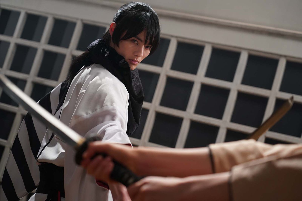 modelpress's tweet photo. 【場面写真多数📸】「君とゆきて咲く～新選組青春録～」第1話⚔️

⚡️丘十郎（#奥智哉）、父斬り殺した庄内（#上野凱）への復讐誓う

🌀壬生浪士組の入隊試験で歯立たず…

🔻写真14枚
https://t.co/M7ZzWHlL5g

#前田拳太郎 #上野凱 #藤岡真威人 #君とゆきて咲く #君ゆき #キミユキ ＠kimiyuki_ex https://t.co/EF0ffFmXic