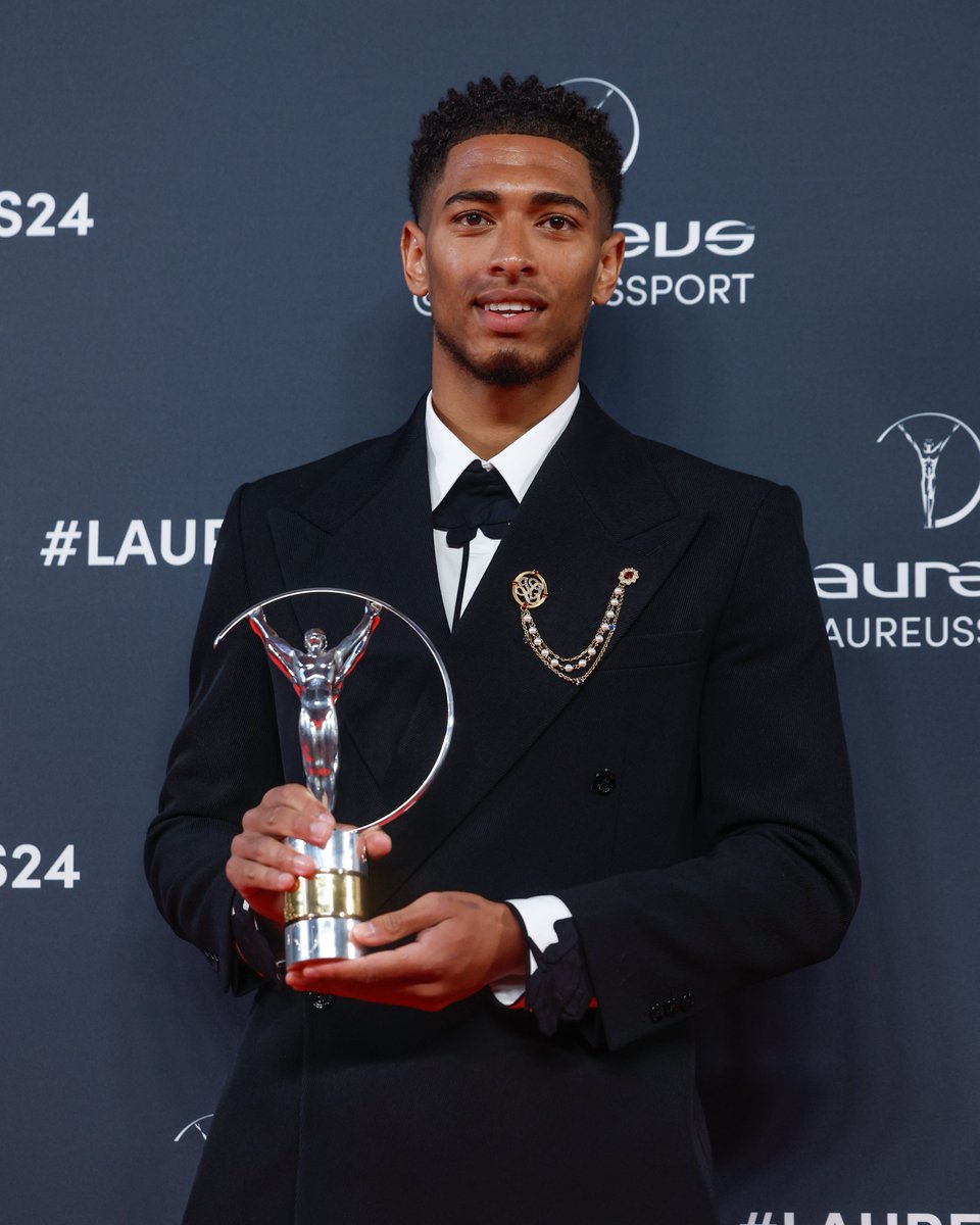 🤍🏆 #Laureus24 | @BellinghamJude