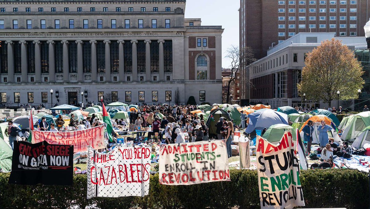 Columbia Admins Promise To Carefully Investigate Whether 'Let’s Kill Every Jew We See On Campus' Chant Violates School’s Conduct Policy buff.ly/3QgYhGr