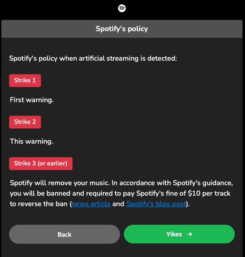 CurtissKing's tweet image. Sell 1 digital album or CD for $10 on Bandcamp &amp;amp; get the money tomorrow via PayPal.

or…

Have your song streamed 2,941 times on Spotify &amp;amp; get $10 in 3 months while hoping you don’t get one of these messages in your email…