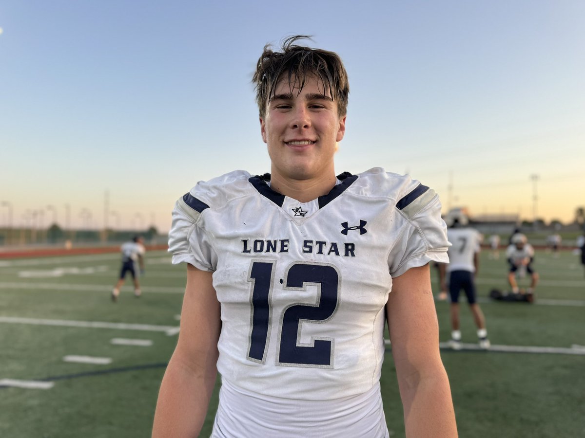 Frisco Lone Star 2026 TE Ryder Mix (6-4, 225) is a versatile playmaker and one of the nation’s best. He received his Texas A&M offer earlier this spring and visited twice including last week. @ryder_mix | @LSHSRangers | @LSHS_FBRecruits | @TA_Recruiting #GigEm