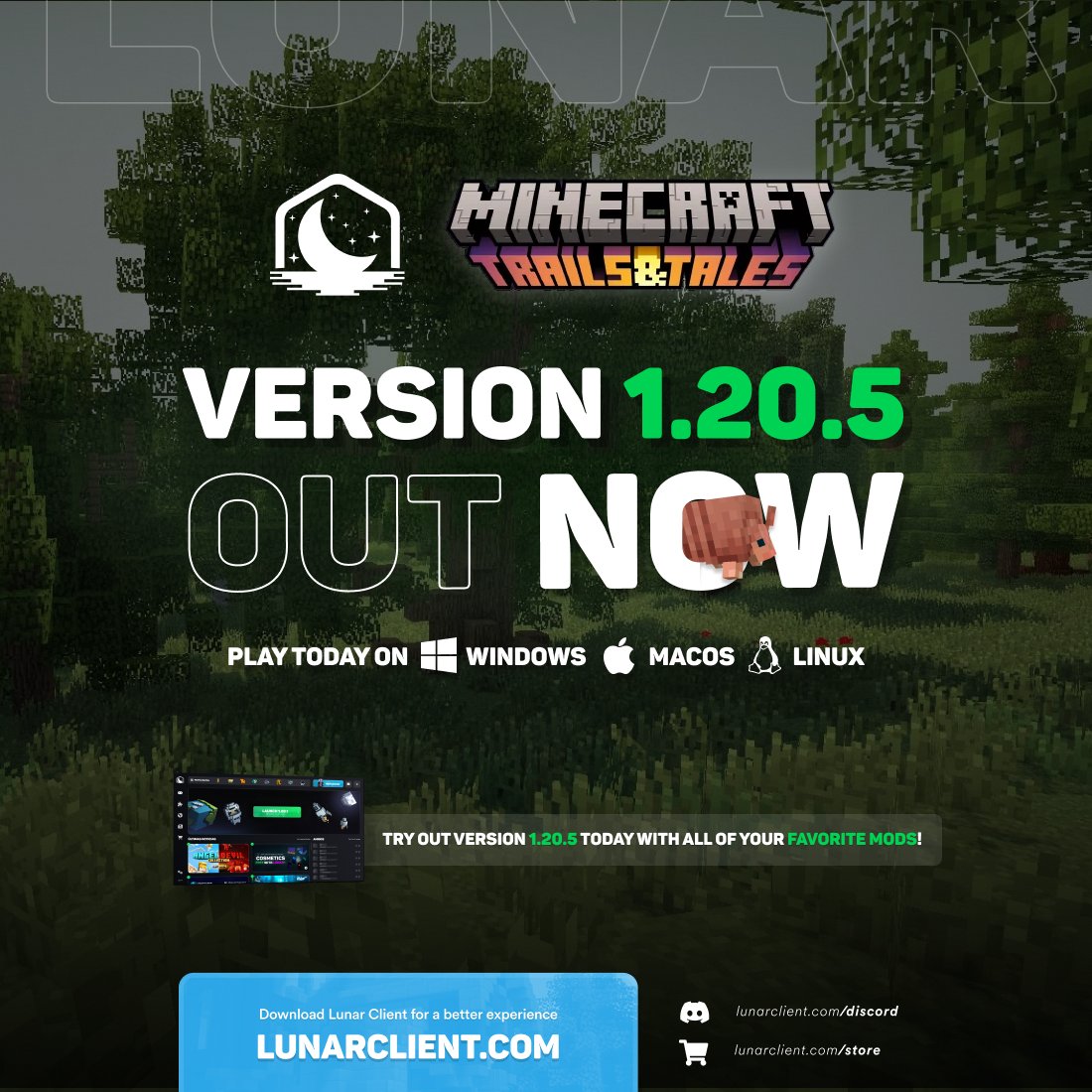 Lunar Client tweet media