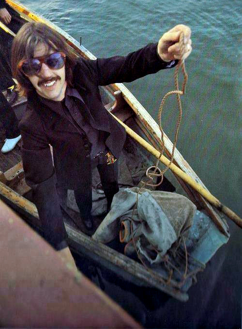 the beatles boating on april 9th, 1969