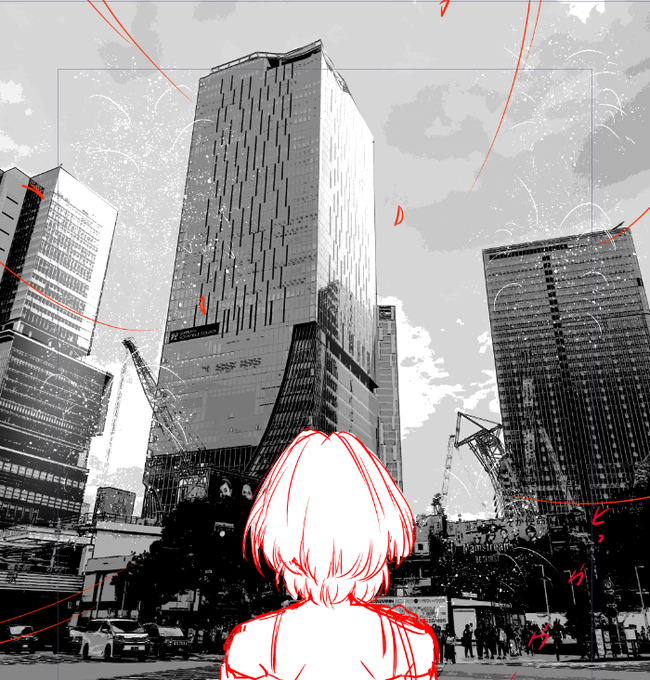 「1girl city」 illustration images(Latest)