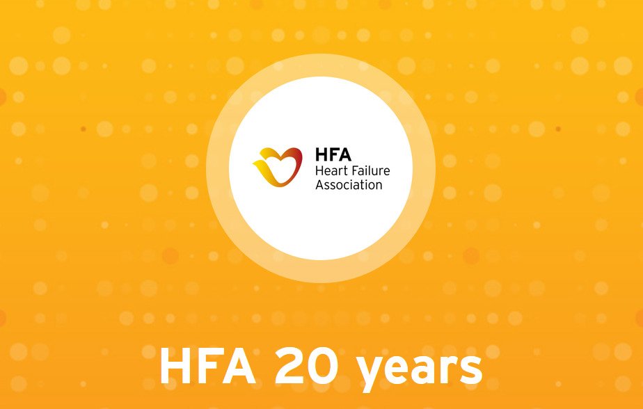🎉 20 years celebrations! 🎉 I look back with pride and a real sense of achievement as the #HFA_ESC has grown from a group of enthusiasts to a large respected scientific community influencing the field of #heartfailure. It's all thanks to YOU! Celebrate with us: comment, share