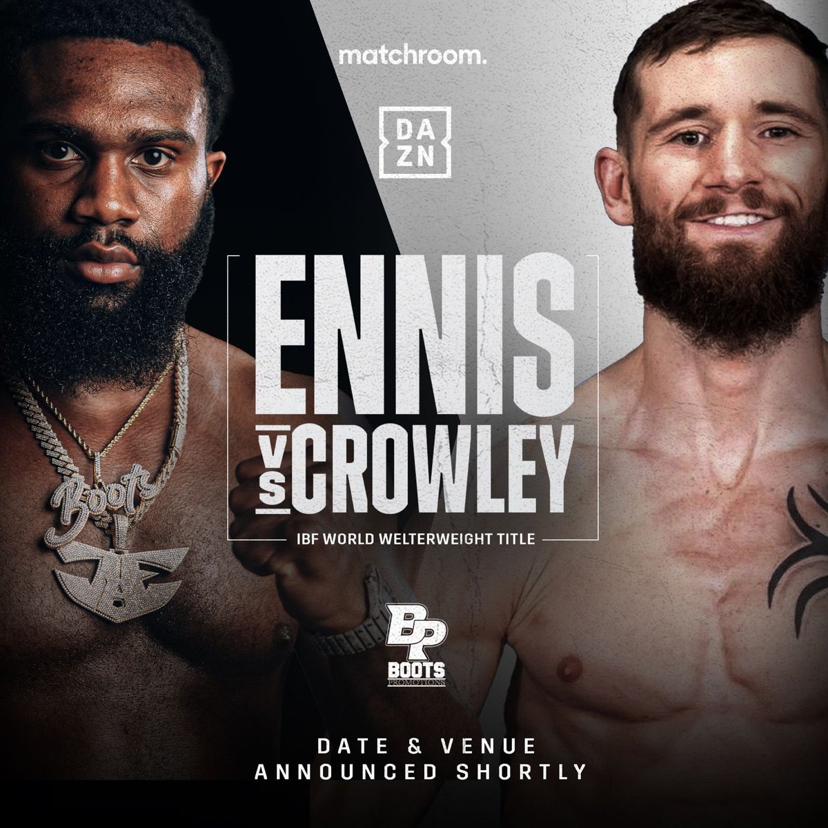 ‼️ Matchroom Boxing has won the purse bids for Jaron Ennis' IBF Welterweight title mandatory defence against Cody Crowley. Date and venue TBC.