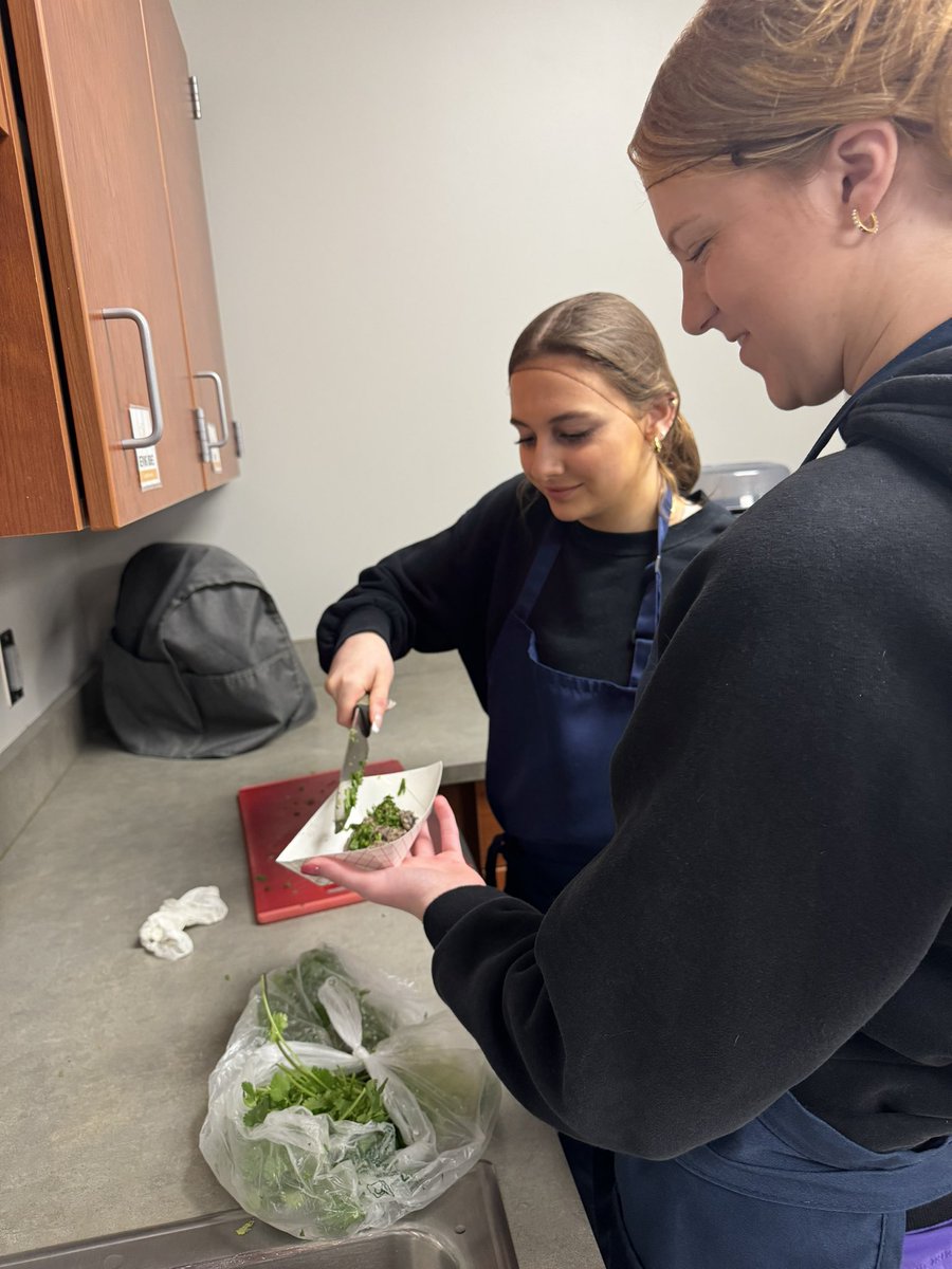 LNEagleNews's tweet photo. Culinary students exercising their real world learning skills as they develop plant based recipes for Kids Feeding Kids as chefs, community members, and @LIBERTYSCHOOLS Board Members provide feedback. @KauffmanFDN #RealWorldLearning https://t.co/hJWolXvIcl