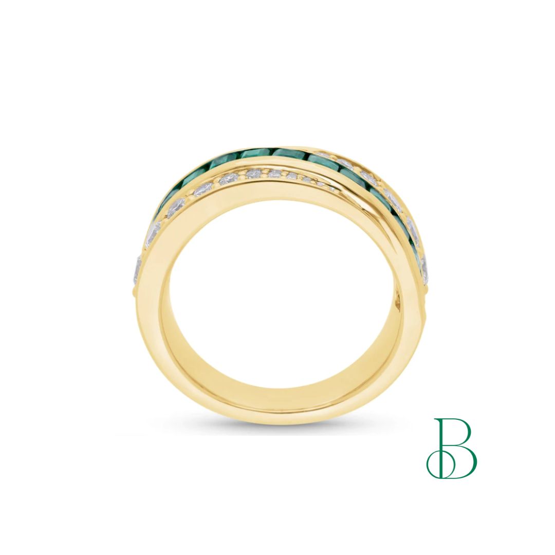 Where royalty and radiance meet – the Kemer Ring. 💍 

Admire the seamless blend of vibrant emeralds and brilliant diamonds, designed for those who carry elegance with every gesture.

A jewel fit for a monarch, now yours to cherish. 👑✨ 

#BelmontSparkle #BelmontEmeralds