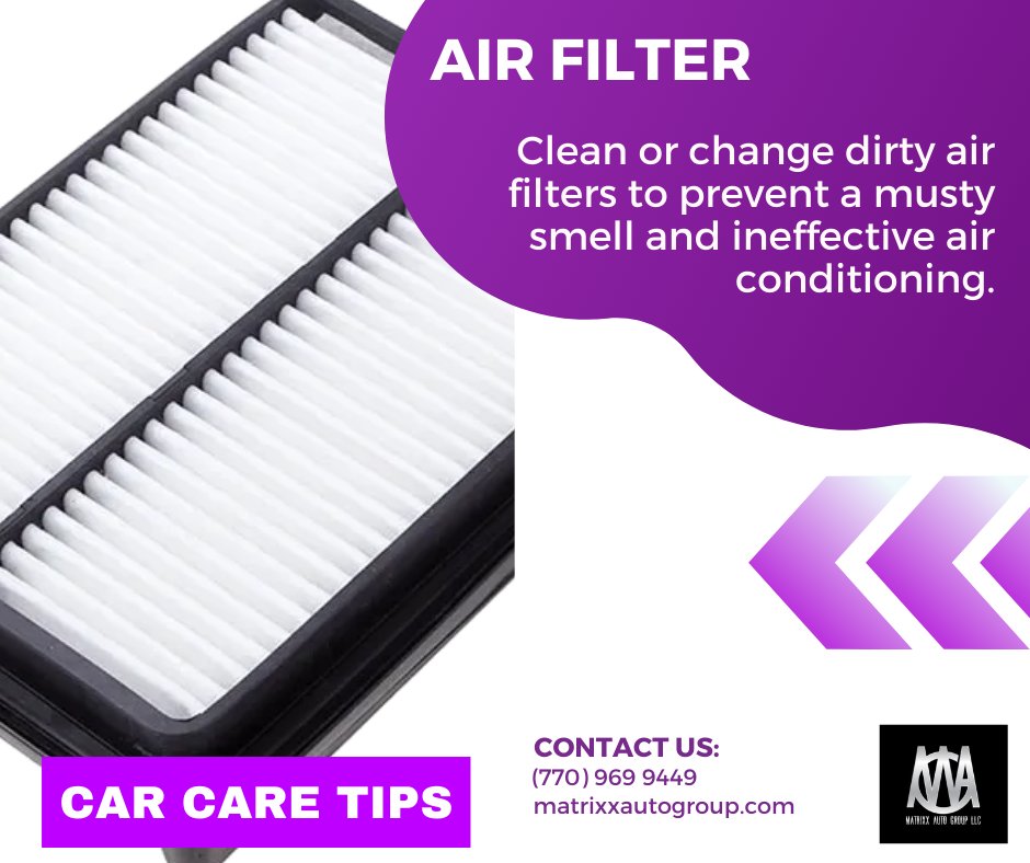 🚗 Breathe Easy with a Clean Air Filter! 🌬️

Did you know your car's air filter is like its lungs? It keeps the air clean for smooth engine performance. Regularly changing your air filter ensures better fuel efficiency and protects your engine from dirt and debris.
#CarCareTips